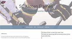 Desktop Screenshot of kloten-flames.ch